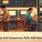 RevOps engineer adjusting settings on an email warm up tool dashboard while monitoring per-provider inbox placement indicators